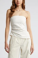 Open Edit Strapless Asymmetric Top at Nordstrom,