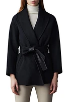 Mackage Tyra Wool Coat Black at Nordstrom,