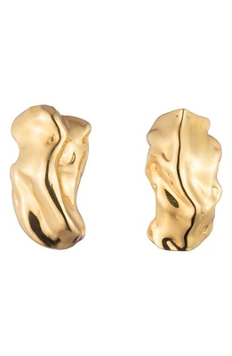 Sterling King Molten Stud Earrings in Gold at Nordstrom