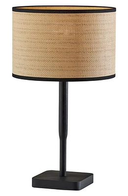 ADESSO LIGHTING Ellis Table Lamp in Black Wood at Nordstrom