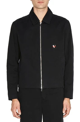 VAYDER Lightweight Stretch Twill Jacket Black at Nordstrom,