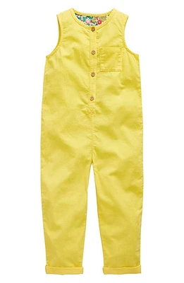 Mini Boden Kids' Cotton Corduroy Jumpsuit Sweetcorn Yellow at Nordstrom,