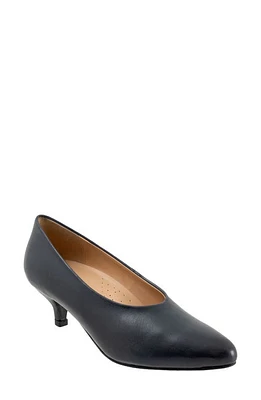 Trotters Kimber Kitten Heel Pump Navy at Nordstrom,