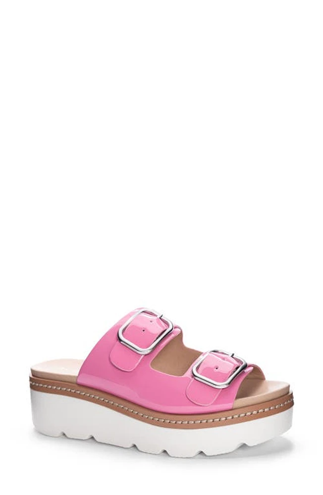 Chinese Laundry Surf's Up Platform Slide Sandal Pink at Nordstrom,