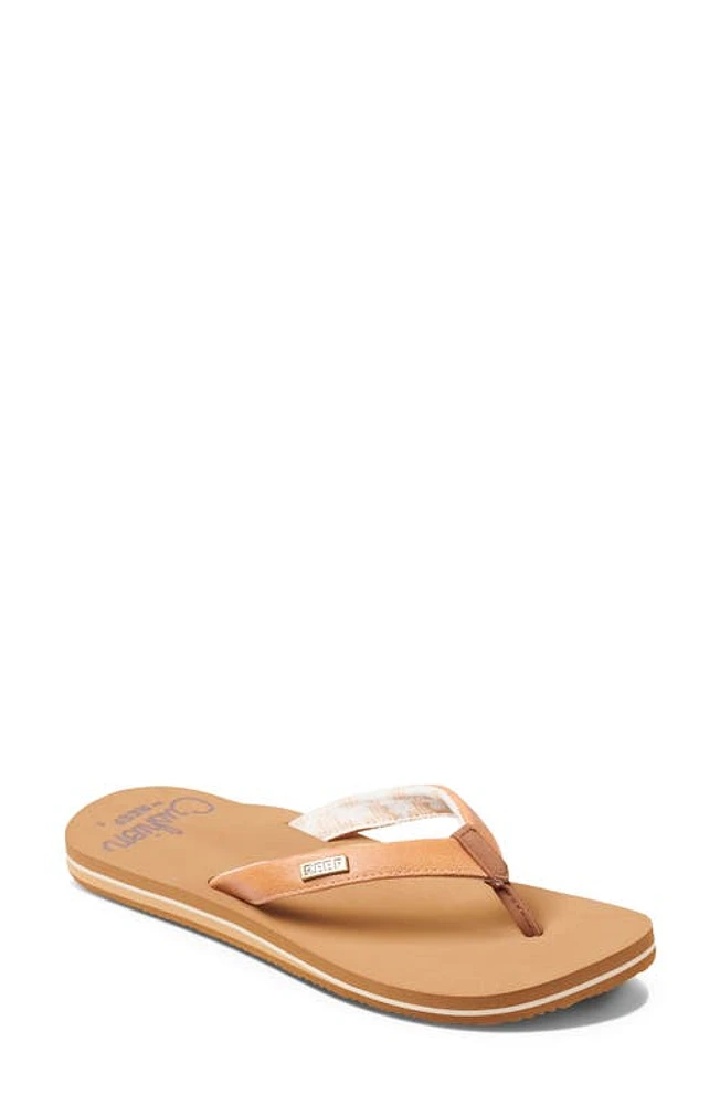 Reef Cushion Sands Flip Flop Natural at Nordstrom,