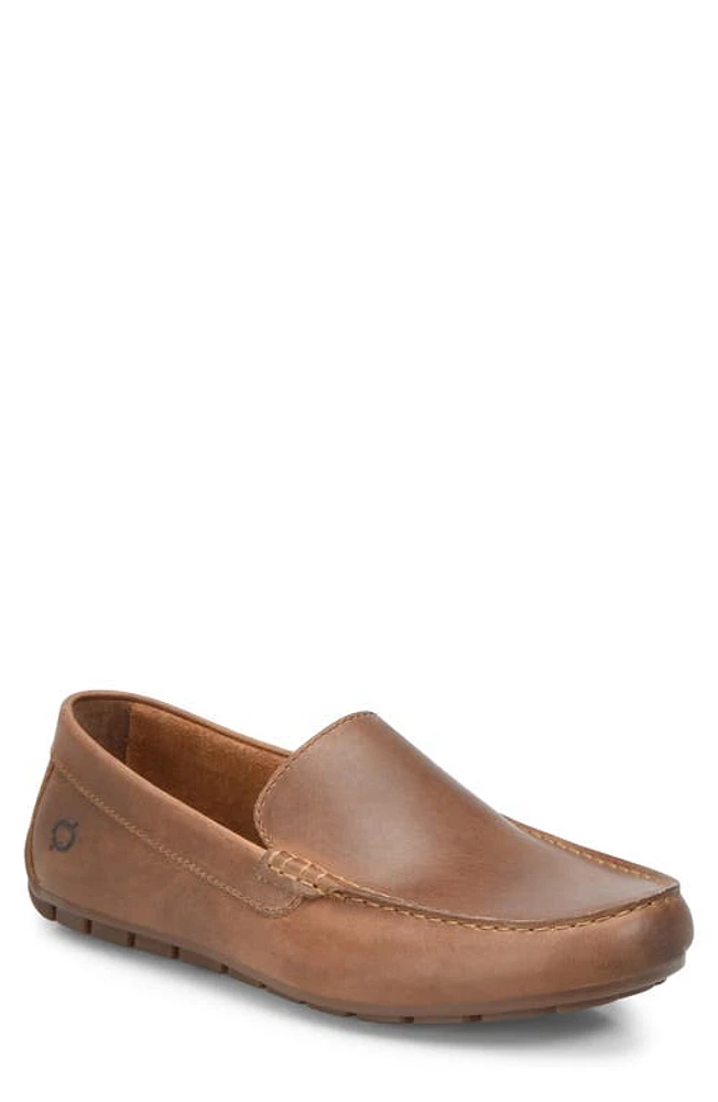 Børn Allan Moc Toe Driving Shoe Tan Brown Leather at Nordstrom,