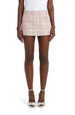 Valentino Garavani Metallic Tweed Miniskirt Multicolor Lurex at Nordstrom, Us