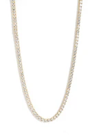 SHYMI Classic Cubic Zirconia Tennis Necklace in Gold at Nordstrom