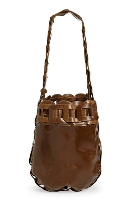 SC103 Links Leather Tote in Mahogany at Nordstrom