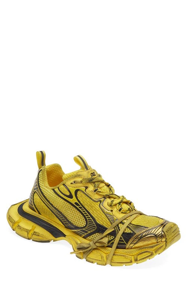 Balenciaga 3XL Two-Tone Sneaker Yellow/Black at Nordstrom,