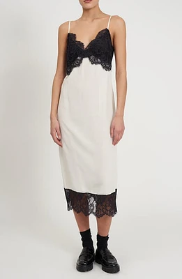 Rebecca Minkoff Lace Trim Silk Slipdress Philo at Nordstrom,