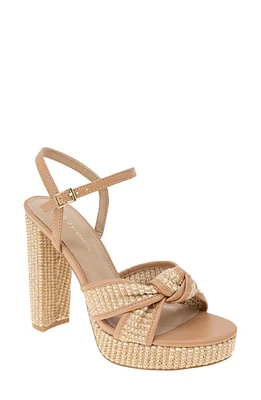 bcbg Orlie Ankle Strap Sandal Natural-Tan at Nordstrom,