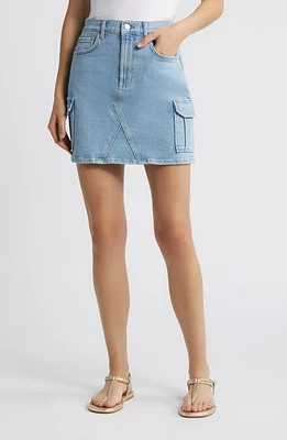 Rails Laurel Denim Cargo Miniskirt Crystal Blue at Nordstrom,