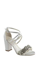 Paradox London Pink Hira Block Heel Sandal Ivory at Nordstrom,