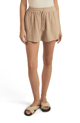 Favorite Daughter Slip it on Shorts Beige at Nordstrom,