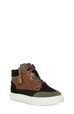 Steve Madden Kids' Acalvin Lace-Up Boot Black Multi at Nordstrom, M