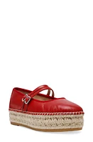 Steve Madden Brinn Mary Jane Platform Espadrille Leather at Nordstrom,