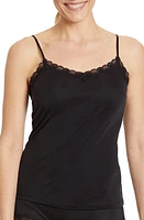 Uwila Warrior Soft Silk Lace Trim Camisole Tap Shoe Black at Nordstrom,