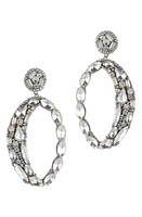 Deepa Gurnani Freida Statement Drop Earrings in Silver at Nordstrom