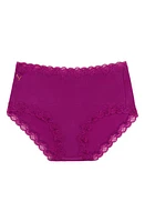 Uwila Warrior Soft Silk Lace Trim Briefs Festival Fuchsia at Nordstrom,