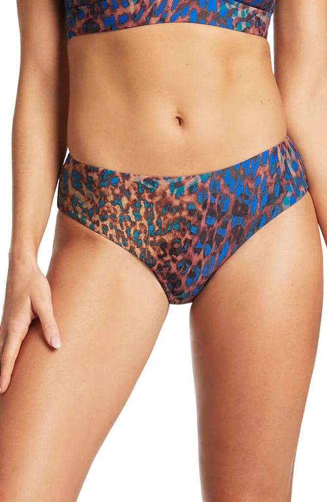 Sea Level Mid Bikini Bottoms Blue at Nordstrom, Us