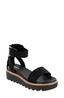 MIA Jinger Platform Wedge Sandal Black at Nordstrom,