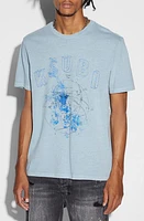 Ksubi Diagrams Kash Cotton Graphic T-Shirt Blue at Nordstrom,