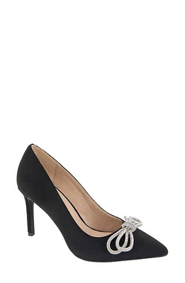 bcbg Anna Pointed Toe Pump in Black Neoprene at Nordstrom, Size 8.5