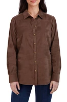 Foxcroft Haven Corduroy Button-Up Shirt at Nordstrom,