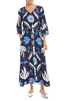 FIFTEEN TWENTY Antonia Printed Maxi Dress Navy Print at Nordstrom,