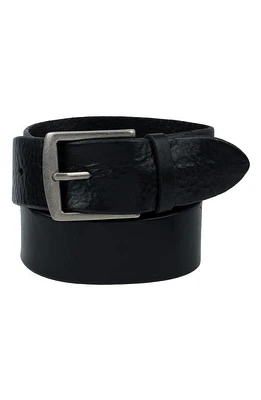 Frye Pebbled Leather Belt Black at Nordstrom,