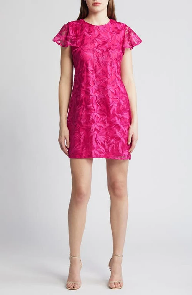 Sam Edelman Leafy Embroidered Sheath Dress at Nordstrom,