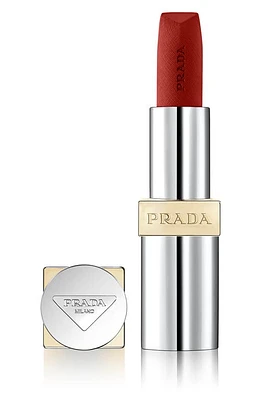 Prada Monochrome Hyper Matte Refillable Lipstick in O76 Amber - Orange at Nordstrom