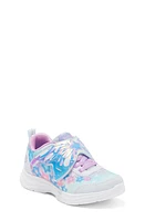 SKECHERS Kids' S Lights Glimmer Kicks Magical Wings Sneaker in Light Blue/Lavender at Nordstrom, Size 2 M