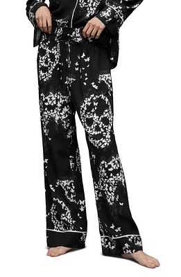 AllSaints Safi Orsino Pajama Pants in Black at Nordstrom, Size Large