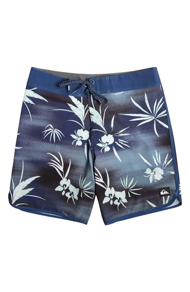 Quiksilver Highlite Scallop Swim Trunks in Naval Academy at Nordstrom, Size 38