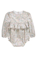 Nordstrom Ruffle Cotton Bubble Romper at Nordstrom,