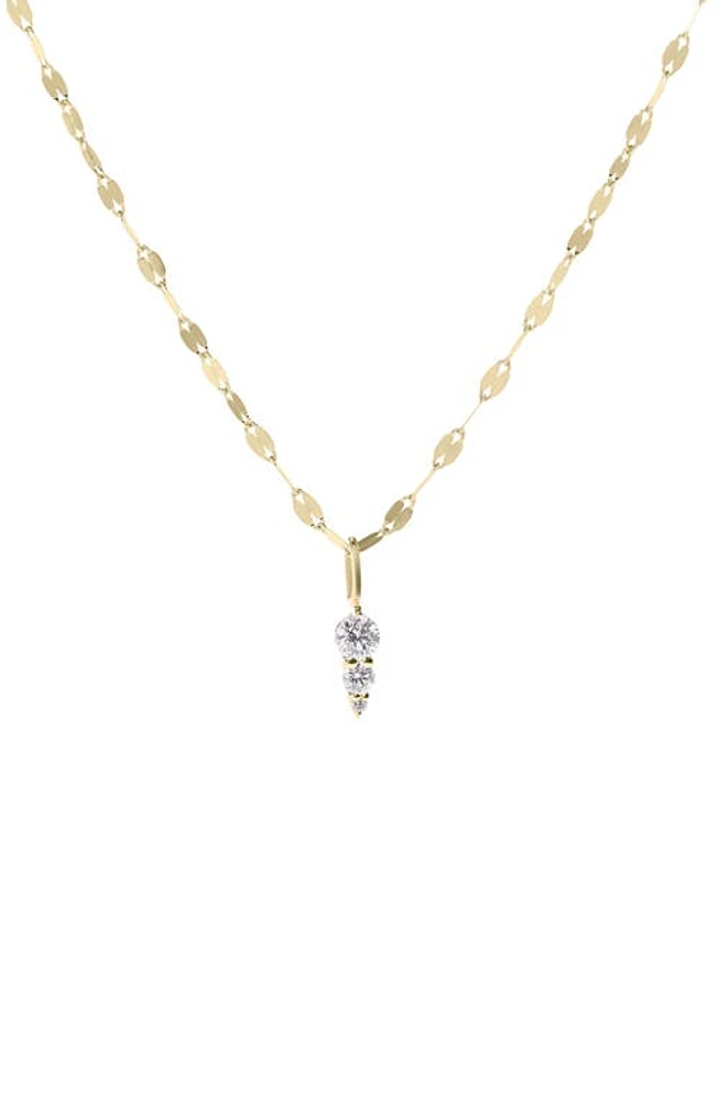 Lana Diamond Spike Pendant Necklace in Yellow Gold at Nordstrom, Size 18