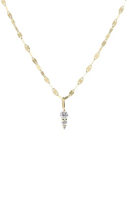 Lana Diamond Spike Pendant Necklace in Yellow Gold at Nordstrom, Size 18