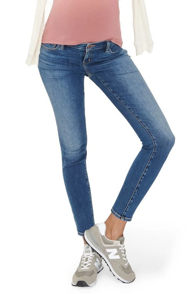 HATCH The Under Bump Slim Maternity Jeans Indigo at Nordstrom,