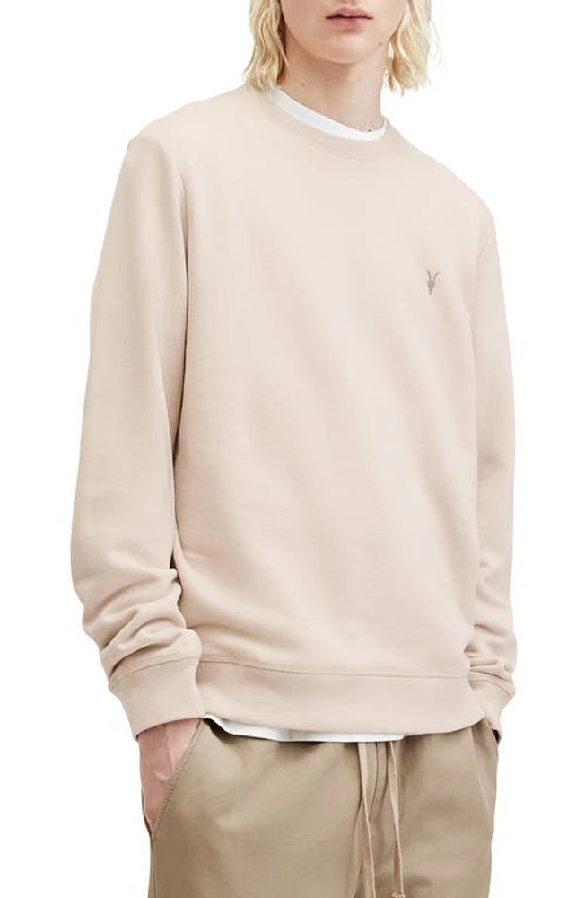 AllSaints Raven Slim Fit Crewneck Sweatshirt at Nordstrom,