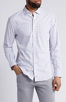 johnnie-O Biles Check Performance Button-Up Shirt at Nordstrom,