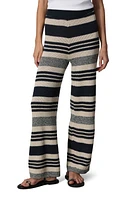 rag & bone Cyrus Stripe Knit Organic Cotton Wide Leg Pants Salute at Nordstrom,