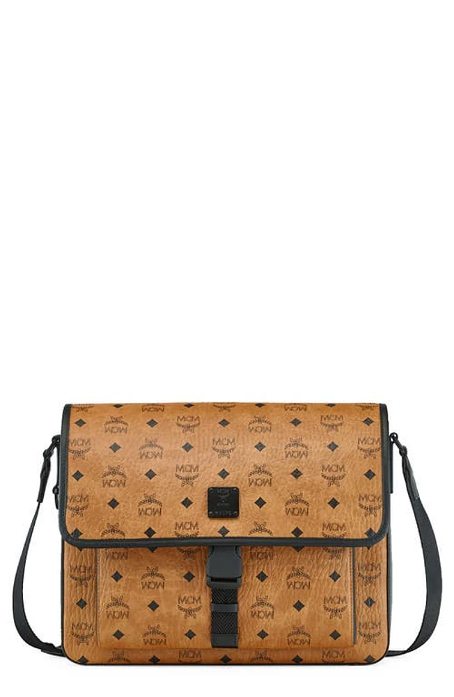 MCM Klassik Medium Messenger Bag in Cognac at Nordstrom