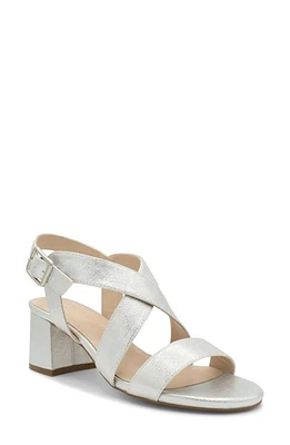 Paradox London Pink Ida Ankle Strap Sandal Silver at Nordstrom,