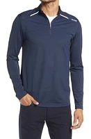 BOSS Half Zip Pullover in Navy at Nordstrom, Size Small