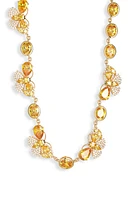 Judith Leiber Crystal Butterfly Necklace in Yellow at Nordstrom