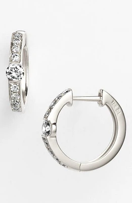 Bony Levy Liora Diamond Huggie Earrings in White Gold at Nordstrom