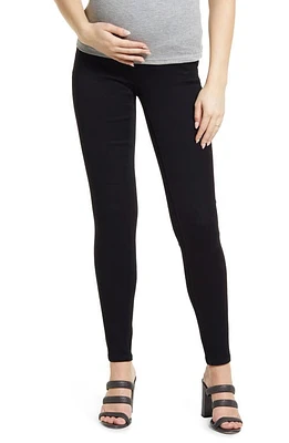 1822 Denim Butter Maternity Skinny Jeans Black at