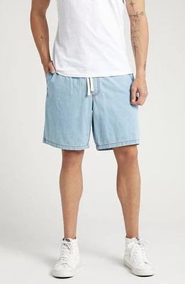 Vans Range Relaxed Denim Shorts Stonewash Blue at Nordstrom,